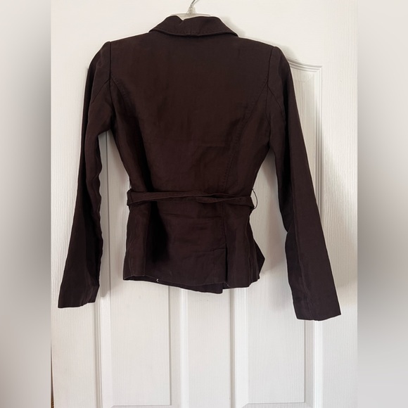 Brown Wrap Jacket - Picture 4 of 7